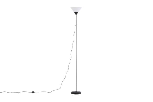 Batang belysning gulvlampe 25,4x25,4x178cm plast svart, hvit.