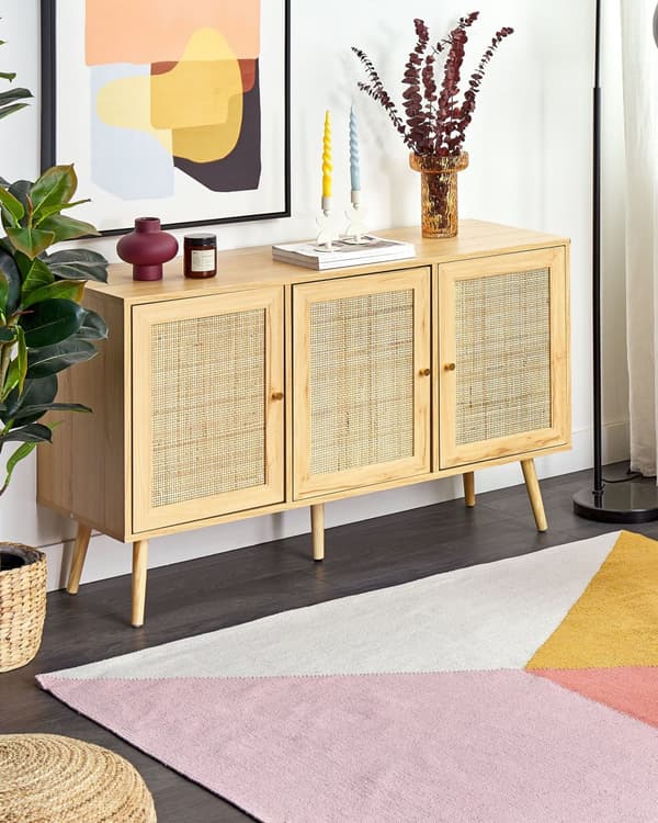 Matta Flerfärgad Bomull 160 x 230 cm Rektangulär Handvävd Modern Design