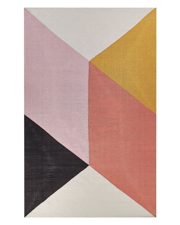 Matta Flerfärgad Bomull 160 x 230 cm Rektangulär Handvävd Modern Design