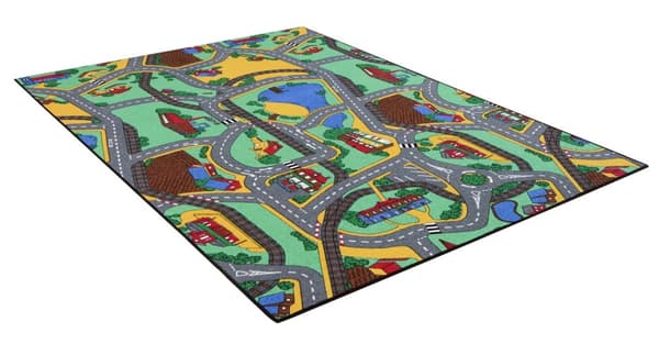 Playtime Bil barnmatta 140 x 200 cm
