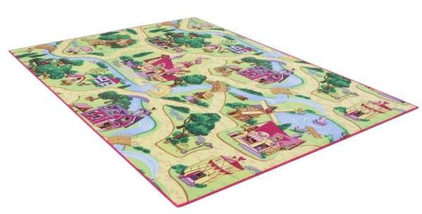 Bil barnmatta Candy Town 140 x 200 cm