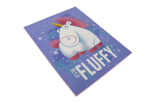 Minions Fluffy Unicorns Deluxe golvmatta till barn 95x125