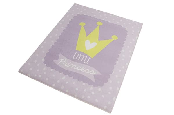 Lilla prinsessa Deluxe golvmatta till barn 95x125