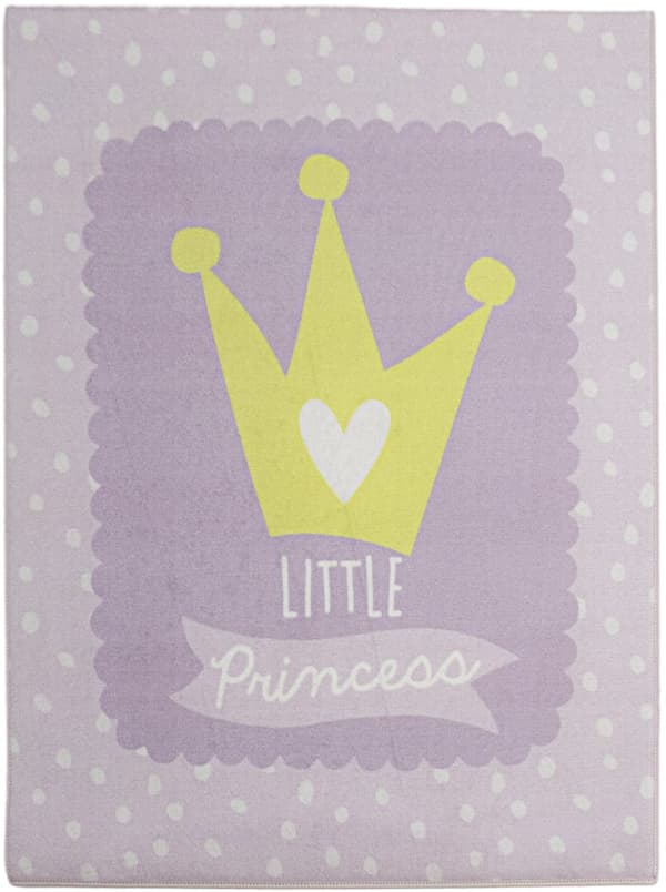 Lilla prinsessa Deluxe golvmatta till barn 95x125