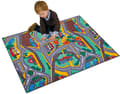 Miniatyrbild 1 av 2: Stad Bil barnmatta 95 x 200 cm