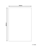 Miniatyrbilde 3 av 7: Gulvteppe Beige 140 x 200 cm Ull Håndvevd Stue Inspirasjon til Teppe for Soveromstilbehør