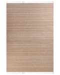 Miniatyrbillede 1 af 7: Gulvtæppe Beige PET 160 x 230 Plasttæppe af Genanvendte Materialer Tæppe til under Sofabord Fladvævet Løs Gulvtæp med Frynser