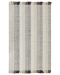 Miniatyrbild 4 av 7: Matta Off-white Ull 160 x 230 cm Rektangulär Handvävd med Tofsar Modern Design Vardagsrum Sovrum