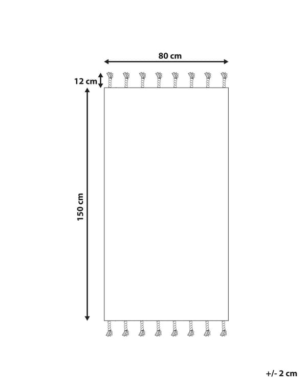 Matto tummanvihreä 80 x 150 cm muovi raidallinen suorakulmio käsintehty sisälle ulos moderni