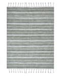 Pikkukuva 1 / 6: Matto tummanvihreä 140 x 200 cm muovi raidallinen suorakulmio käsintehty sisälle ulos moderni