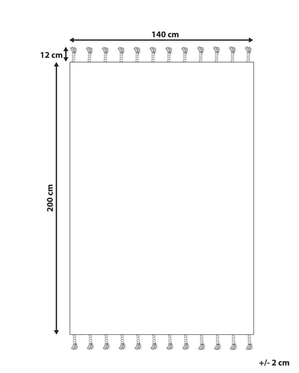 Matto tummansininen 140 x 200 cm muovi raidallinen suorakulmio käsintehty sisälle ulos moderni