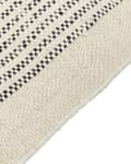 Pikkukuva 7 / 8: Matto beige musta 160 x 230 cm villa puuvilla suorakulmio hapsut käsintehty skandinaavinen