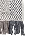Miniatyrbilde 5 av 7: Teppe Off-White Ull 80 x 150 cm Frynser Håndvevd Moderne design Dekorativt Tekstil Gang Soverom Stue