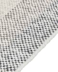 Miniatyrbilde 7 av 7: Teppe Off-White Ull 80 x 150 cm Frynser Håndvevd Moderne design Dekorativt Tekstil Gang Soverom Stue