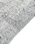 Miniatyrbilde 7 av 7: Teppe Grå Off White Ull 160 x 230 cm Frynser Håndvevd Moderne design Dekorativt Tekstil Gang Soverom Stue