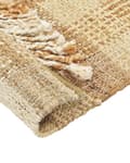 Pikkukuva 6 / 7: Matto beige juutti 160 x 230 cm neliskulmainen käsinkudottu hapsuilla boho-tyyli