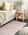 Miniatyrbilde 2 av 6: Gulvteppe Beige 80 x 150 cm Resirkulert Innendørs Utendørs med frynser