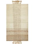 Miniatyrbilde 4 av 7: Gulvteppe Beige Jute 80 x 150 cm Juteteppe Geometrisk mønster Håndvevd Boho Soverom Stue