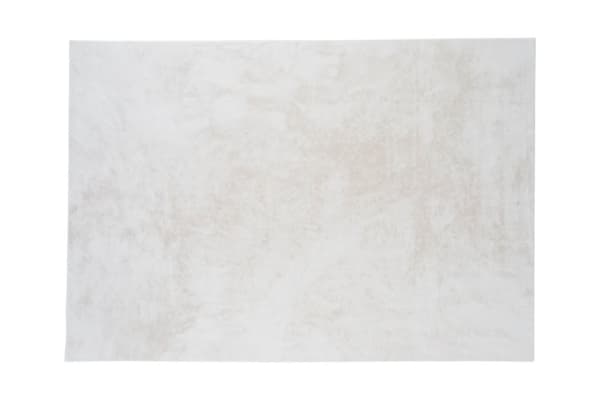 Nina teppe 300x200 cm polyester hvit.