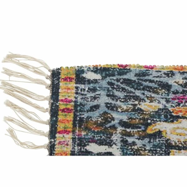 Matta DKD Home Decor Bomull Multicolour Chenille (60 x 240 x 1 cm)