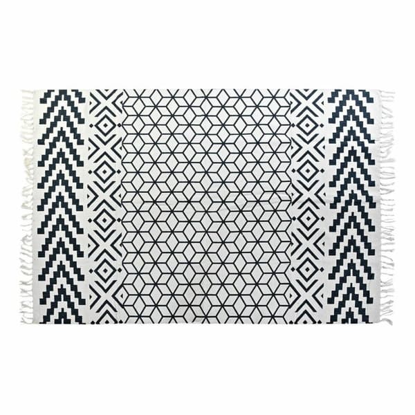 Matta DKD Home Decor Grå Vit (160 x 230 x 1 cm)