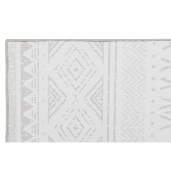 Matta DKD Home Decor Grå Vit Ikat (120 x 180 x 0,4 cm)