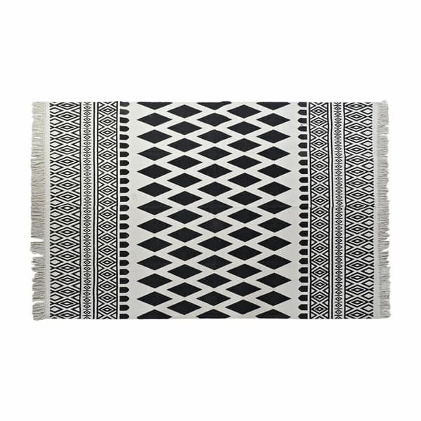 Matta DKD Home Decor Svart Vit (120 x 180 x 0,7 cm)