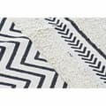 Miniatyrbild 3 av 4: Matta DKD Home Decor Svart Sick-sack Vit (120 x 180 x 0,7 cm)