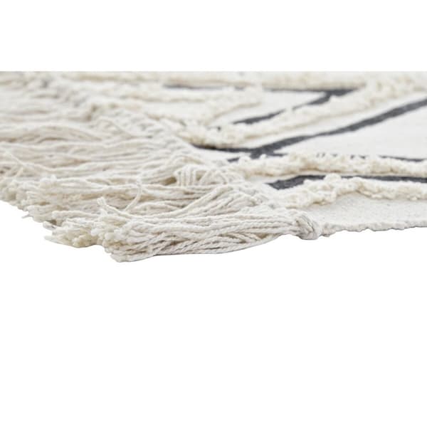 Matta DKD Home Decor Svart Vit (120 x 190 x 0,7 cm)