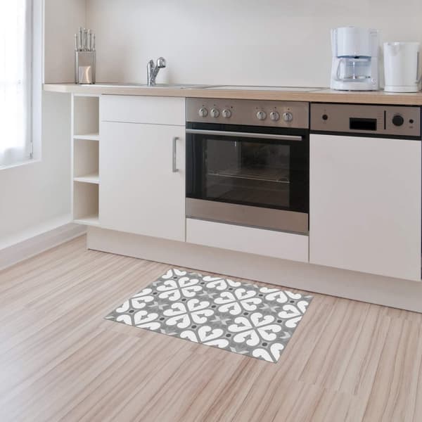 Matta Stor Planet Bcn Grå 100 % PVC (45 x 75 cm)