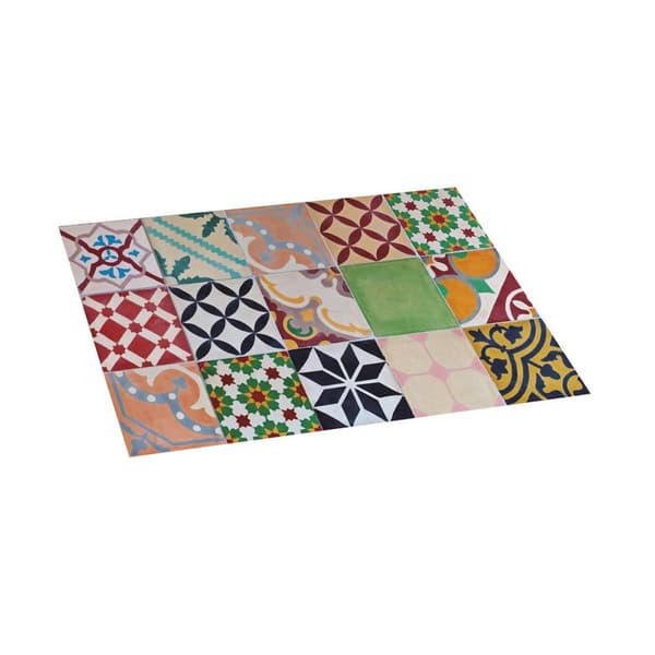Matta Stor Planet Multicolour Mosaik 100 % PVC (45 x 75 cm)
