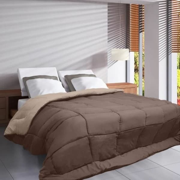 Duntäcke Poyet Motte Brun Beige 200 g/m² 240 x 260 cm