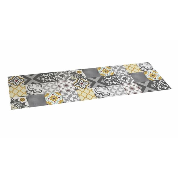 Vinylmatta Stor Planet CROMA PATCH Grå 100 % PVC (60 x 200 cm)