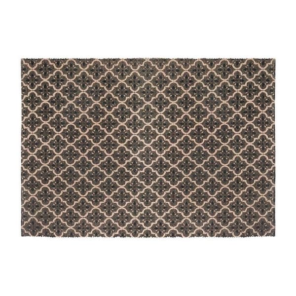 Matta Atmosphera Svart Beige Bomull Multicolour 60 x 90 cm