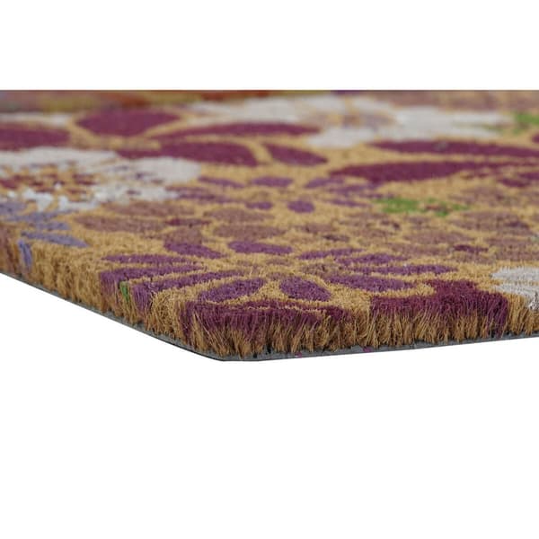 Dörrmatta DKD Home Decor Gummi Multicolour 2 antal Kokosfiber (60 x 40 x 1,5 cm)