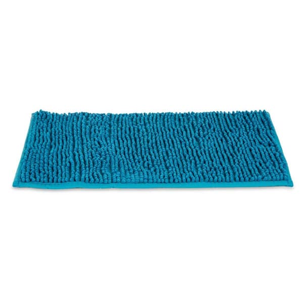 Badrumsmatta Berilo BL/4 Blå Turkos Azul Océano 40 x 60 cm 59 x 40 x 2,5 cm (12 antal)