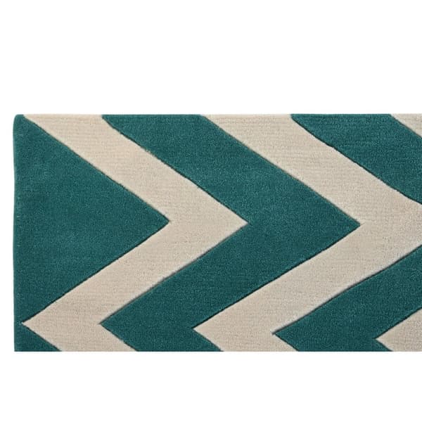 Matta DKD Home Decor Polyester Sick-sack Dvobarvna 120 x 180 x 2 cm