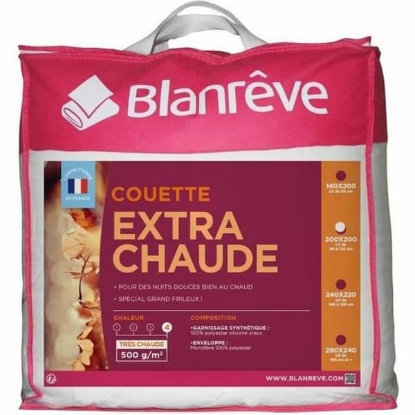 Täcke Blanreve Vit 500 g/m² 200 x 200 cm