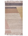 Miniatyrbilde 4 av 7: Teppe Brun Jute 80 x 150 cm Geometrisk mønster Rustikk Boho Dekorasjon Tekstiler