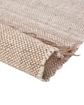 Miniatyrbilde 6 av 7: Teppe Brun Jute 80 x 150 cm Geometrisk mønster Rustikk Boho Dekorasjon Tekstiler