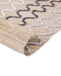 Miniatyrbillede 6 af 7: Område Tæppe Tæppe Beige Jute Geometrisk Mønster 80 x 150 cm cm Rustik Boho