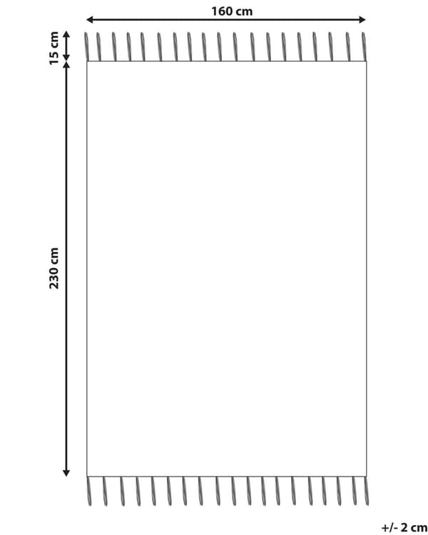 Tæppe Grå og Hvid 160 x 230 cm Syntetisk Materiale Dekorative Kvaster Indisk stil Indendørs Udendørs