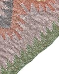 Miniatyrbild 5 av 7: Matta Flerfärgad 80 x 150 cm Syntetiskt Material Dekorativa Tofsar Indisk Stil Inomhus Utomhus