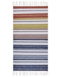 Pikkukuva 4 / 7: Matto monivärinen 80 x 150 cm synteettinen materiaali hapsut sisälle ulos