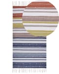 Pikkukuva 1 / 7: Matto monivärinen 80 x 150 cm synteettinen materiaali hapsut sisälle ulos