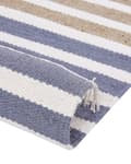 Pikkukuva 6 / 7: Matto monivärinen 80 x 150 cm villa juutti raidallinen suorakulmio käsintehty boho