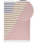 Miniatyrbillede 1 af 7: Område Tæppe Multifarvet Uld og Jute 160 x 230 cm Rektangulært Håndvævet med Kvaster Moderne Design