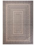 Miniatyrbillede 4 af 7: Område tæppe Beige og Grå Juteblanding 160 x 230 cm Moderne Geometrisk Mønster Blød Boligindretning