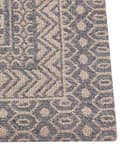 Miniatyrbillede 5 af 7: Område tæppe Beige og Grå Juteblanding 160 x 230 cm Moderne Geometrisk Mønster Blød Boligindretning