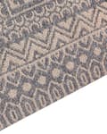 Miniatyrbillede 6 af 7: Område tæppe Beige og Grå Juteblanding 160 x 230 cm Moderne Geometrisk Mønster Blød Boligindretning